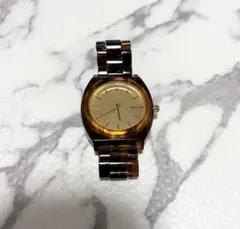 NIXON THE TIME TELLER べっ甲柄 腕時計（電池切れ）のサムネイル