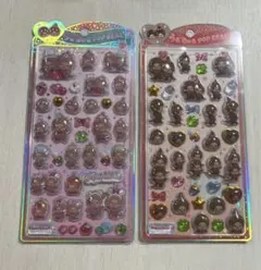 うるちゅるpopシール　もんちっち　国内正規品　2枚