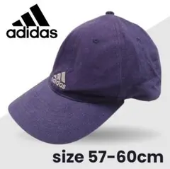 【新品未使用】adidas ネイビー キャップ 57-60cm やや難あり