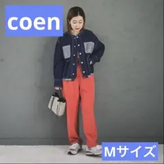 【coen】カット ジョーゼット イージー テーパード パンツ【新品未使用】
