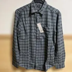 UNIQLOフランネルチェックシャツ レギュラーカラー