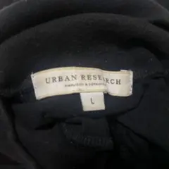 URBAN RESEARCH ブラック タートルネック L