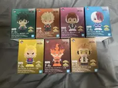 ヒロアカ一番くじF賞コンプリート　SOFVICちゅ　ソフビクちゅ