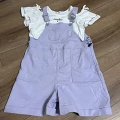 ジェニィラブ　Tシャツ&サロペット　140