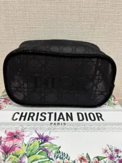 DIOR ディオール メッシュ カナージュ ポーチ ノベルティ 黒 ブラック