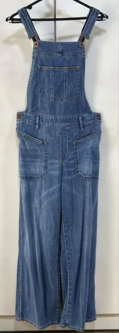 DIESEL デニムブルー ワイドレッグオーバーオール