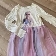 H&M ディズニー エルサ ワンピース 長袖