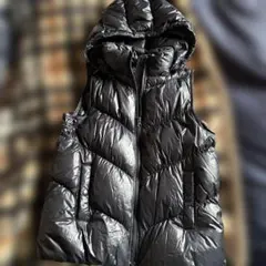 Gap フード付きダウンベスト S 黒