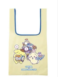 ちいかわ　サンリオ　キャラクターズ　エコバッグ　うさぎ　ポムポムプリン