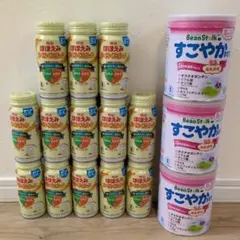 BeanStalk すこやかミルク 300g 3缶 ほほえみらくらくミルク13缶