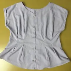 any SiS フレンチスリーブブラウス ライトパープルのサムネイル