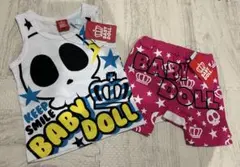 【新品】BABYDOLL ベビー タンクトップ ハーフパンツ　80cm