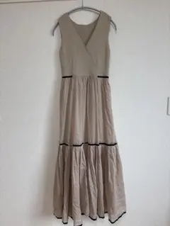 FRAY I.Dの2wayニットコンビコットンボイルワンピース
