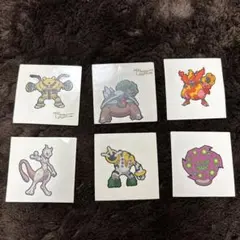 ポケモンパンシール　名前なし　6枚セット
