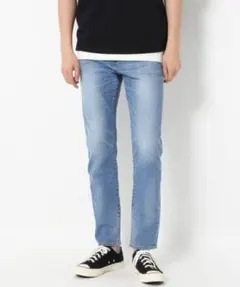 global work slim fit デニムパンツ ジーンズ