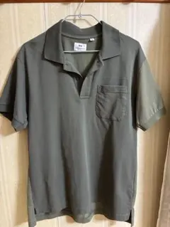 ユニクロ　Engineered Garments オリーブ ポロシャツ M