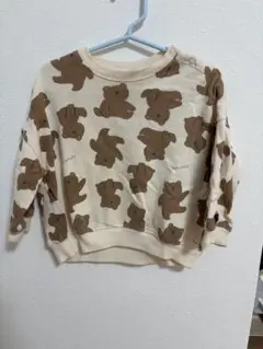 クマ柄トレーナー・パンツセット