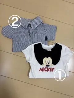 ロンパース　半袖　ミッキー　70 80 ベビー