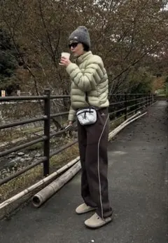 SUNLOVE Fly Light Down Jacket カーキ S