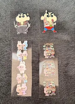ラブブ クレヨンしんちゃん ミニカプ ペンラ 防水シール