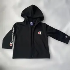 Champion ブラック メッシュパーカー　90サイズ