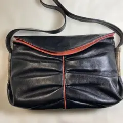 皮製ハンドバッグ　コンビカラー