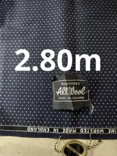 ウール 生地 ネイビー