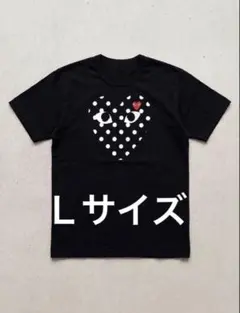 PLAY COMME des GARCONS Tシャツ ドット ハート Lのサムネイル