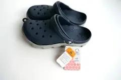 Crocs duet sport clog ネイビー M8/W10