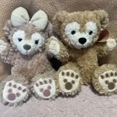 ダッフィー　シェリーメイ　二体セット　ハンドパペット