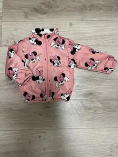 ベビードール ミニーマウス ピンク リバーシブル アウター 80cm