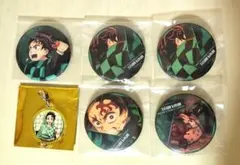 鬼滅の刃　竈門炭治郎　グリッター　ものがたる眼差し　背中　缶バッジ　namco