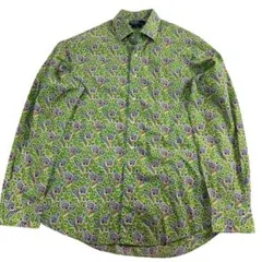 90s Polo Ralph Lauren REGENT 花柄 長袖シャツ XL