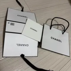 CHANEL ショップ袋 小型 ホワイト・ブラック