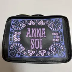ANNA SUI ポーチ ブラック 花柄のサムネイル