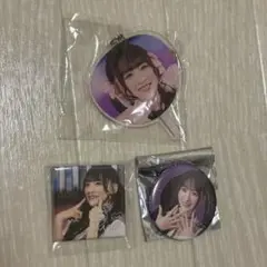 =LOVE イコラブ 音嶋莉沙 くじ景品 缶バッジ アクキー 3点セット