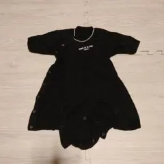 60 COMME CA DU MODE ブラックロンパースのサムネイル