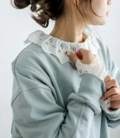 PUAL CE CIN 刺繍入りホワイトロングシャツ - メルカリ