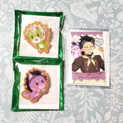 鬼滅の刃 不死川実弥 玄弥 アニマルバッジ チョコ風カード 3点セット