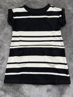 kate spade ボーダー半袖ワンピース 92/2Y