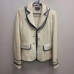 【EMPORIO ARMANI】ジャケット アイボリー ブラック 8のサムネイル