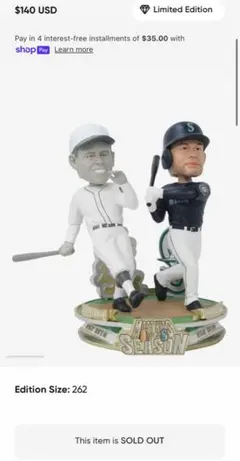 2026年最新】イチロー ボブルヘッド 262の人気アイテム - メルカリ