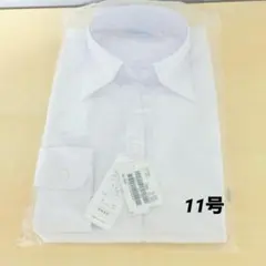 EverGlades 長袖 ワイシャツ レディース 11号 ホワイト ブラウス