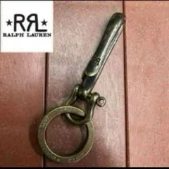 RRL ダブルアールエル　ラルフローレン　キーリング　キーホルダー　フック　真鍮