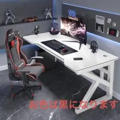 L字型ゲーミングデスクとゲーミングチェア
