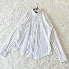 アバクロンビー&フィッチ　オックスフォードシャツ　(M)　白　綿　ボタンダウン