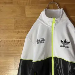adidas Chile62 トラックジャケット　ジャージ　白　黒　刺繍　O