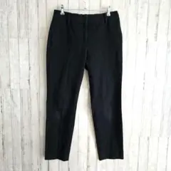 プラステ　レディース　スラックスパンツ テーパードパンツ　ブラック　Mサイズ