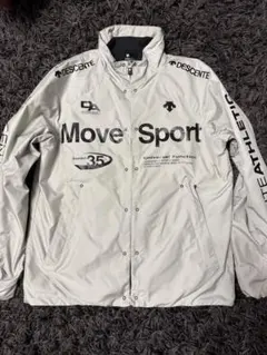 DESCENTE Move Sport ジャケット Sサイズ ライトグレー
