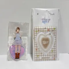 ME:I　ミーアイ　飯田栞月　しーちゃん　アクスタ　トレカホルダー　セット　2点
